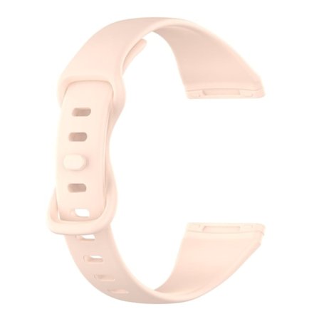 Fitbit Versa 4 / Sense enkelt klockarmband - Rosa Storlek: L
