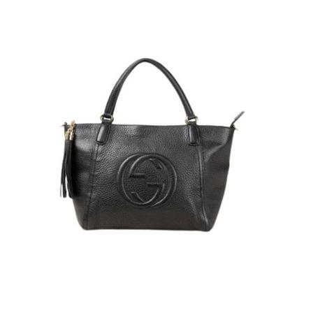 Gucci Vintage, Pre-owned Leather gucci-bags Zwart, Dames, Maat:ONE Size,leer