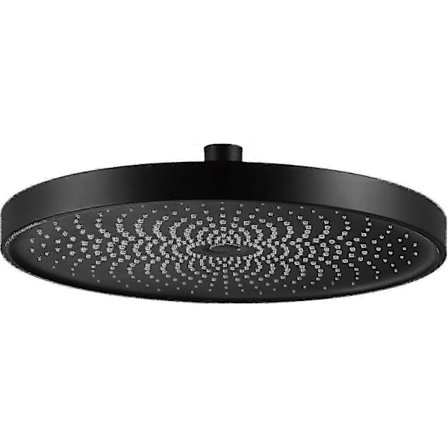 Premium Kvalitet 220mm Brusehoved. Spa Massage Brusebad (sort)