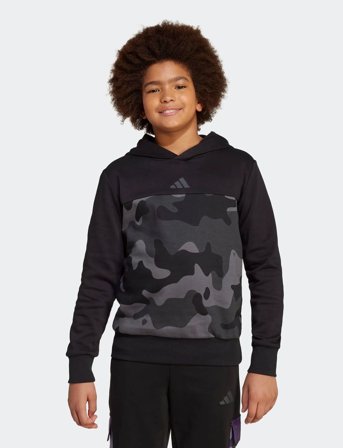 adidas Sportswear J Camo Fl Hd - Black - 140