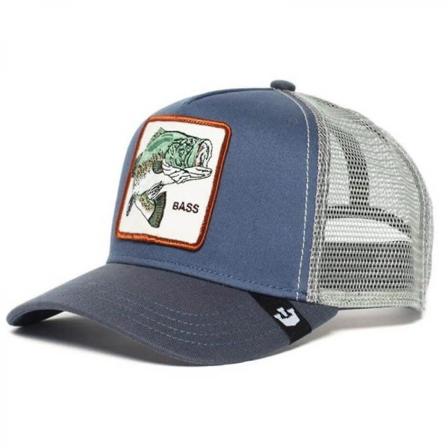 Unisex mesh truckerhat Firkantet patch kasket til kvinder Klassisk justerbar almindelig hat (aborre) CNMR
