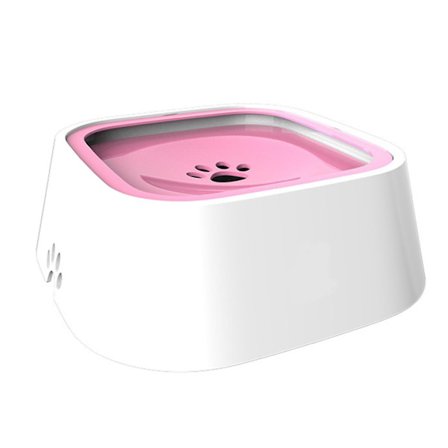 Luovasti suunniteltu lemmikkieläinten vesikulho, roiskeenkestävä koirien vesijakaja, hidas juomakuppi