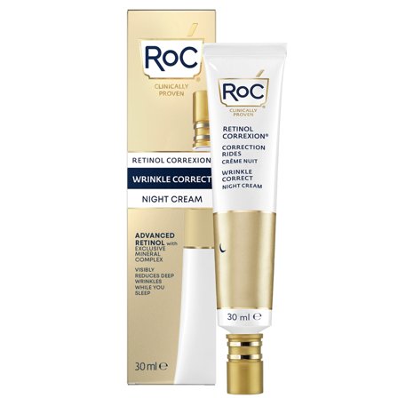 ROC Retinol Correxion Wrinkle Correct Crema Viso Notte 30ml - Tratt.viso notte antirughe