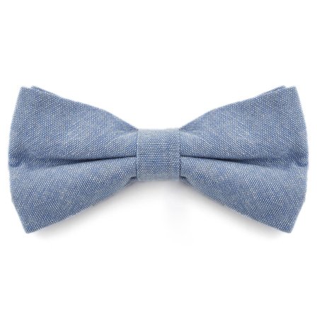 Pale Blue Pre-Tied Bow Tie for Men - Pre-tied bow ties