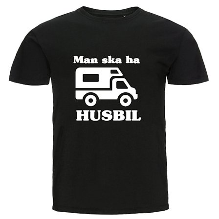 T-shirt - Man ska ha husbil