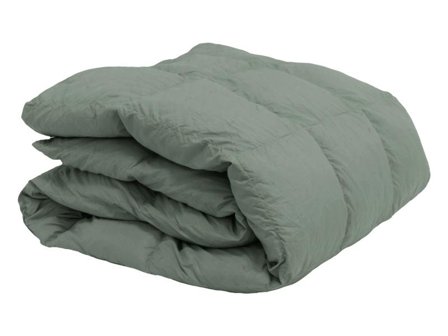 Norsk Dun Out&About Dunpledd Dusgrønn 130x170cm