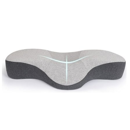 Frøpude med Gråt Betræk - Ergonomisk Nakkestøttepude