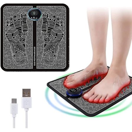 Fotmassasje, Elektrisk fotmassasjeapparat, Benformende fotmassasje, Elektrisk massasjeapparat, Fremmer blodsirkulasjonen og lindrer muskelsmerter - -