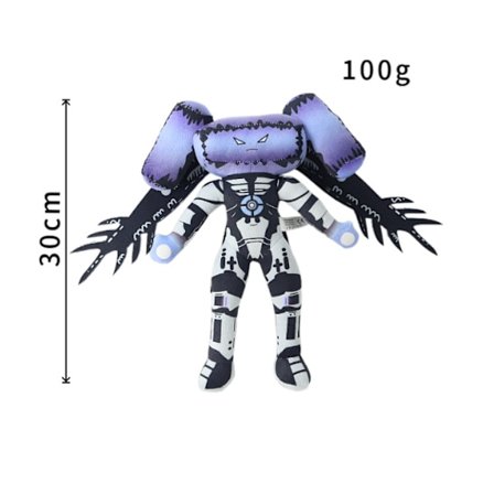 Toalettplysjleke, myk og kosete, PP-bomullsfylt, 12 cm størrelse, pakke med 6 (BR)