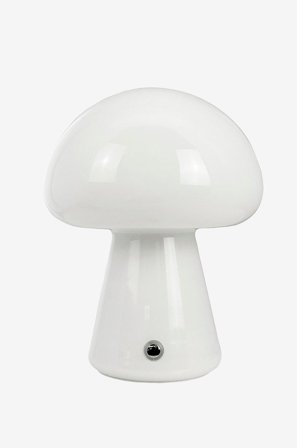 Dyberg Larsen - Bordlampe Morkel genopladelig - Hvid - Bordlamper - Fra Homeroom