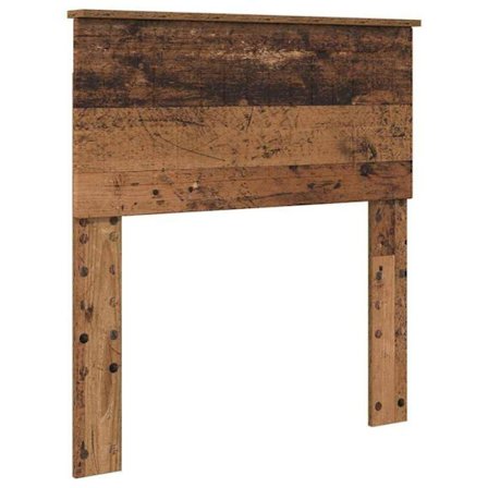 Modern sänggavel i ingenjörsträ - vidaXL - Gamla träslag - 83x7x100 cm - Lätt att montera - Hållbar