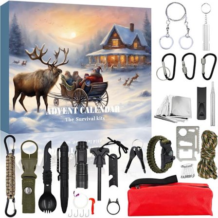 Julekalender til Mænd 2024 - Værktøjskalender til Voksne og Teenagere - 24 Dages Nedtælling til Jul