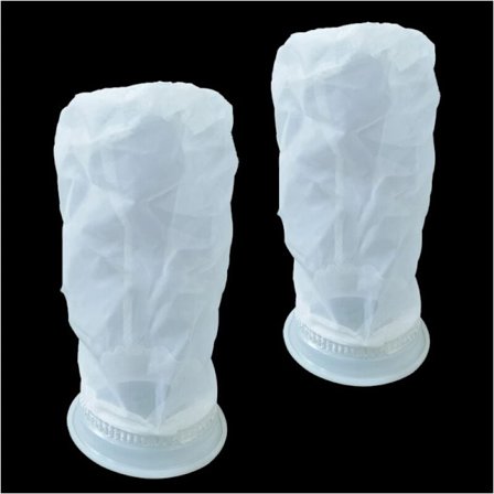 Nylon IBC-filter, 2 st IBC-lock regnvattenfilter, IBC-ersättningsfilter, tvättbara IBC-tanktillbehör, 200 mesh finmaskig skärm för IBC regnvattentank 