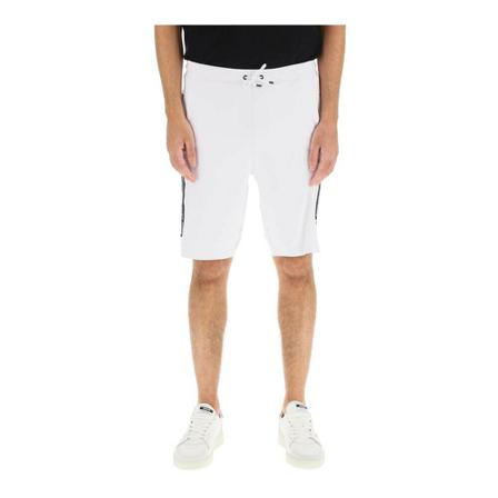Hugo Boss sporty Korte Broek with logo band , Wit , Heren , Maat: L