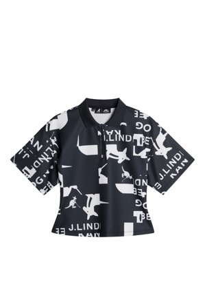 J.Lindeberg - Golf - Amila Print Top - Black - Frau - M