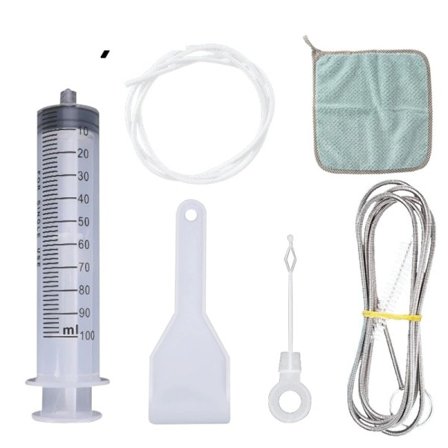 Køleskab Afløb Hul Tilstopper Fjerner Rengøring Værktøj Køleskab Hul Børste Vand Udtag Renser