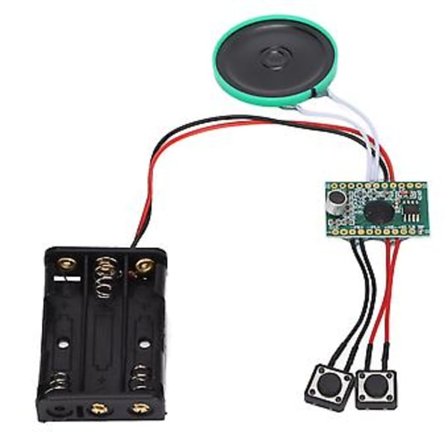 4-minuters ljudmodul DIY-kontroll med ljud- och röstinspelningschip för DIY-projekt[D]