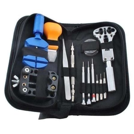 Watch Repair Tool Kit - Battery Replacement - Case Opener - Multicolor