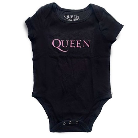 Queen Barn/Barn Logo Babygrow 6-9 Månader Svart
