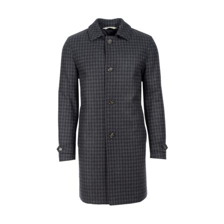Aspesi, Single-Breasted Coats Grijs, Heren, Maat:M