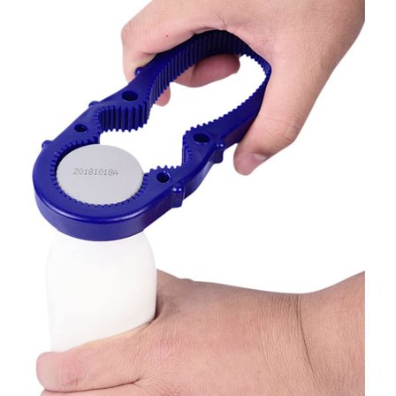 1 stk (Blå) Krukkeåpner for svake hender Enkel lokkåpner Krukke