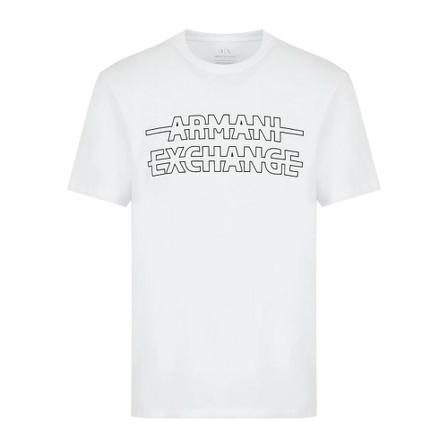 Armani Exchange, T-Shirts Wit, Heren, Maat:L
