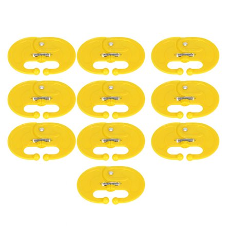 10 STK ABS Ko-Næsehorn Kalv Sutteforhindrende Udstyr til Landbrugsdyr Kvæg Foder