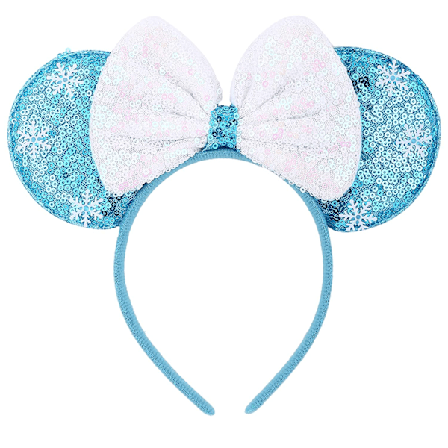 Dekoration Musöron Form Öron Båge Hårband, Fest För Flickor & Kvinnor (Liten snöflinga)