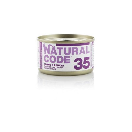 Natural Code 35 Tonno e Papaya Gatti Adulti Lattina 85g