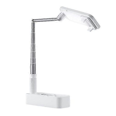 Foldbar selfielampe, genopladeligt stativ med telefonholder og fjernbetjening, til livestreaming og fotografering