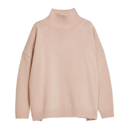 Max Mara Weekend Round-neck Strik Pink, Dame Striktrøjer