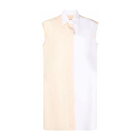 Marni, Asymmetric TOP Wit, Dames, Maat:XS