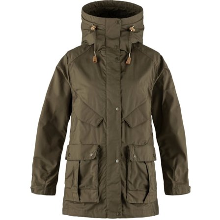 Fjällräven Women's Jacket No. 68 in Dark Olive, G-1000 | Size: Medium