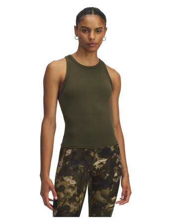Under Armour Motion High Neck Tank - Khaki green - XL