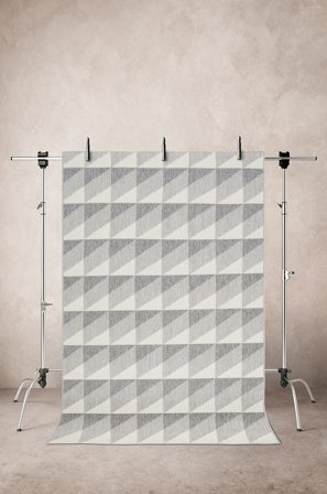 Jotex - Cm Utendørs Teppe Polypropylen/Polypropylen Grå/naturhvit PANSAC - Kjøp Utendørstepper hos Jotex