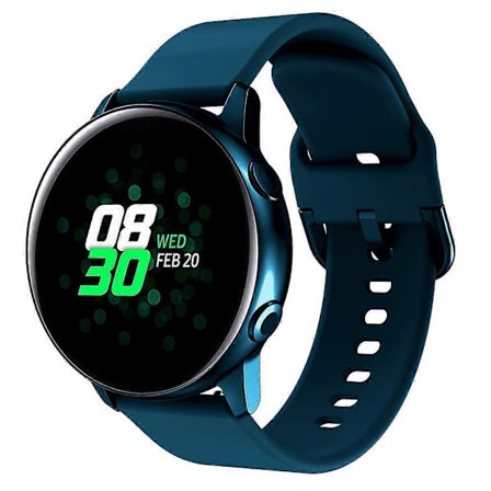 20mm Mjukt Silikon Armbandsur för Samsung Galaxy Watch Active SM-R500, Ersättningsarmband