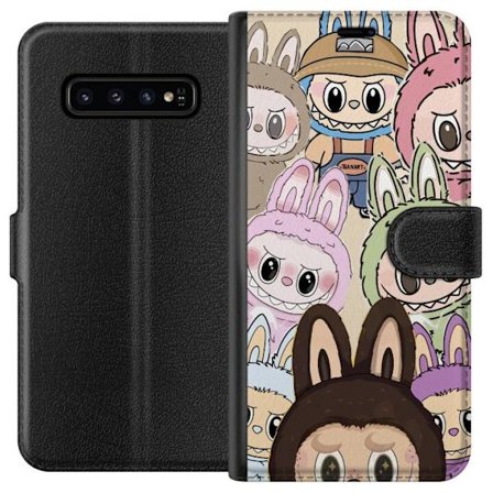Kompatibel Tegnebogsetui til Samsung Samsung Galaxy S10 The Monster Edition Samlerfigur Anime