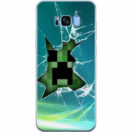 Samsung Galaxy S8 Genomskinligt Skal Minecraft