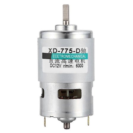 775 Dc Kugleleje D Akse Høj Hastighed 30w Høj Effekt Moment Lav Støj Motor (12V 6000RPM)