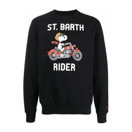 MC2 Saint Barth Sweatshirts , Zwart , Heren , Maat: 2XL