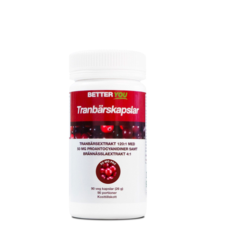 Better You Tranebærkapsler 90 kapsler