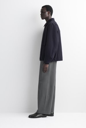 COS Detachable-Hood Windbreaker Jacket in Blue - Men