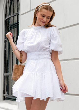 MISSMAYA - Louann Dress Pure White - L