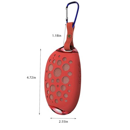 Bluetooth-högtalare Present Liten Stålkanon Trådlös Utomhus Bärbar Bärbar Vattentät Mini Ton Långvarig Hifi Ljudkvalitet (Grön)