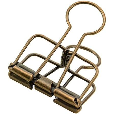 20 KPL Kansiolukkoja, Keskikokoiset Metalliset Kansiolukot Pronssinväriset Kansiolukot Paperipidikkeet Toimistotarvikkeisiin Kouluun Henkilökohtaiseen