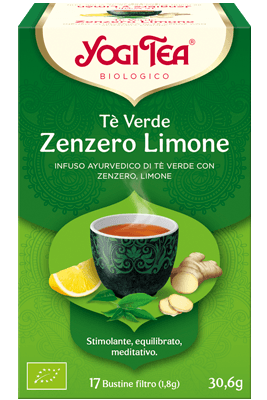Yogi Tea Te' Verde Zenzero Limone Bio 17 Bustine
