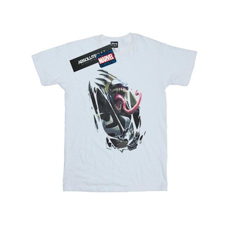 Marvel Girls Venom Inside Me Bomull T-shirt 7-8 år Vit