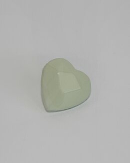 Knapp Hjerte lys grønn13 mm - Textra