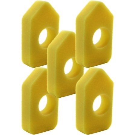 5 stk. luftfiltre til Briggs & Stratton plæneklipper 698369 4216 5088 5099 MTD 490-200-0011_OF