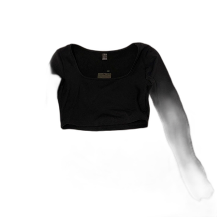 Svart croppad topp från SHEIN